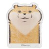 Kamio Japan 003704 Cute Lying Otter Acrylic Clip Blue