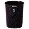 Sanko Plastic Trash Can, Clean Dust, Round Shape, Black, Approx.