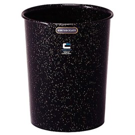 Sanko Plastic Trash Can, Clean Dust, Round Shape, Black, Approx. 2.8 gal (8.2 L)