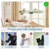 Alise 2Pcs Flip Latch Gate Latches, 4 inch Safety Door