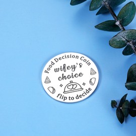 Valentine's Day Gifts for Him Her Husband Gifts for Men Husband Wife Anniversary Birthday Gifts for Women Men Boyfriend Girlfriend Food Decision Coin Gifts for Couple Wedding Gifts for Newlyweds