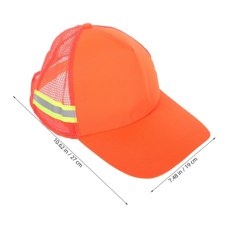 Hohopeti Adjustable Safety Trucker Hat Breathable Protection Cap for Outdoor