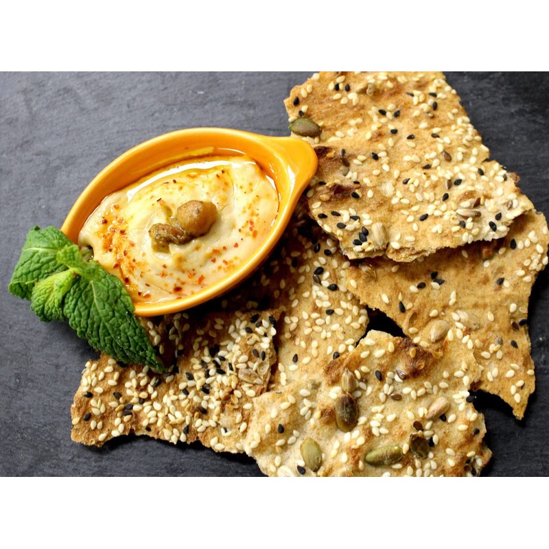 SunGak - Baked Multigrain Sangak Crackers, All Natural (7.02 oz)