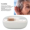 Hearing Aids Lightweight Rechargeable Magnetic Charging Case Mini Invisible Hearing