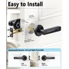 Asidrama Smart Fingerprint Door Lock with Keypad Handle - Keyless