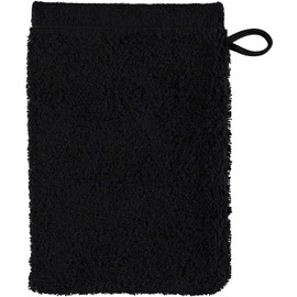 Cawö Home Life Style 7007 Hand Towel 906 Plain Black 16 x 22 cm