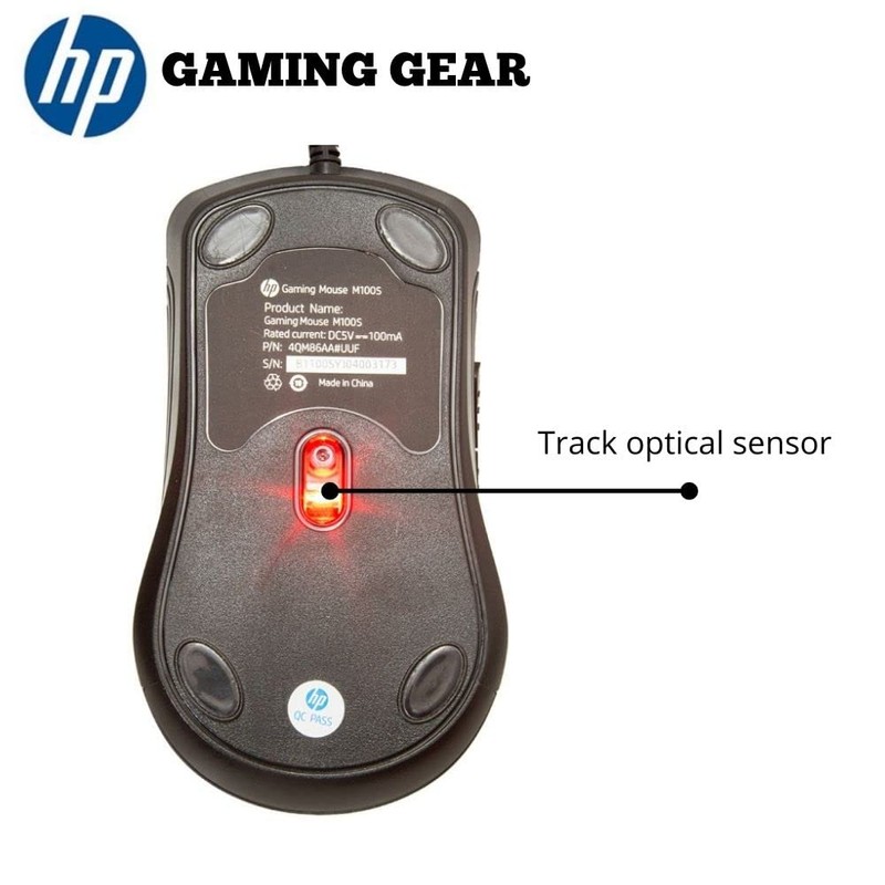 HP M100S RGB Gaming Mouse | Wired USB 3.0 Ergonomic