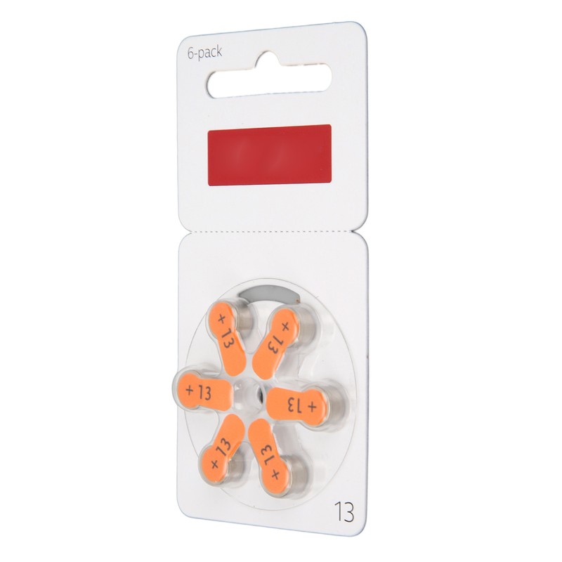 60pcs A13 Hearing Device Battery Zinc Air Lasting Power Sound