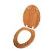 J&V Textiles Elongated Toilet Seat With Easy Clean & Change