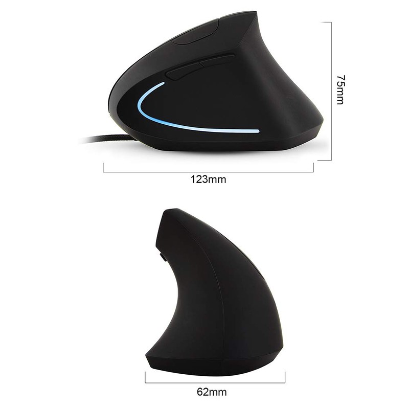 Vertical Mouse USB Wired Large XL Vertical Ergonomic Mouse 3200