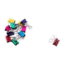 Baumgartens BAU29710 - Clips para Carpetas (tamaño pequeño, 12 Unidades), Varios Colores