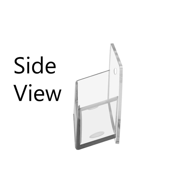 Marketing Holders Single Pocket Horizontal Wall Mount Business Card Holder