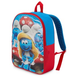 Nickelodeon Smurfs Toddler Girl Backpack for Kids - Toddler Backpack with Padded Straps & Zip Compartment Little Kids - 15"