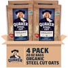 Quaker Steel Cut Oats, USDA Organic, Non GMO Project Verified,