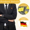 Pack of 10 Germany Pins, Germany Flag Pin for Clothing,