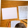 NUOBESTY Dry Erase Cards 30pcs Sentence Strips for Classroom School