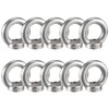 KYYLZ Pack of 10 Ring Nuts M8 Eye Nut 304
