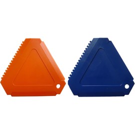 Snow Brush, Snow Scraper, Snow Removal Brush, Snow Removal, Defrost Work, Ice Scraper, For Cars, Defrost Snow Brush, Windshield, Freeze Removal, Winter Equipment, Lightweight (Triangular x 2)