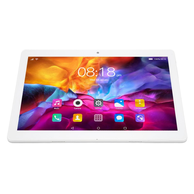 10.1in Tablet Silver 5G WiFi Calling for Android 12 6GB