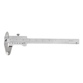 RK-HYTQWR Mini Vernier Caliper 0-70mm Guage Pocket Stainless Steel Hardened Metric Machinist Stainless Steel Vernier Caliper
