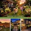 GIGALUMI Solar Lights Outdoor Garden Decor Fireworks Lights, 5 Pack