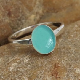Aqua-Chalcedon Edelstein Bandring 925 Sterling Silber Bandring Herren und Damen Bandring Alle Größen Schmuck CRG1078CE11_(57 (18.1))