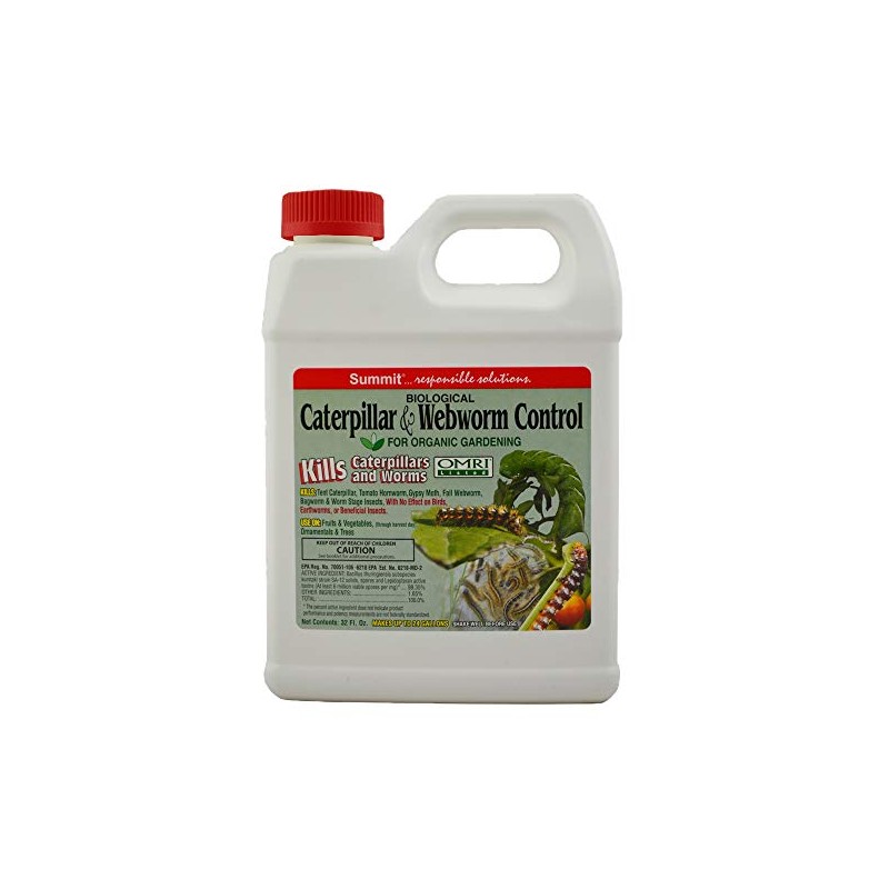 Summit Caterpillar and Webworm Control-Hose End, 1 Qt Concentrate For