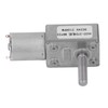 Turbo Worm Geared Motor High Torsion Micro Gearbox DC24V M8x33mm