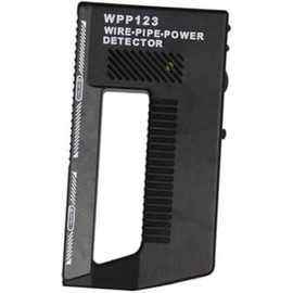 High-Sensitivity Wall Scanner & Metal Detector - Adjustable Alert for Pipes and Wires - Multifunctional Stud Finder for Adults - Durable Plastic Design (Black, Model WPP123)