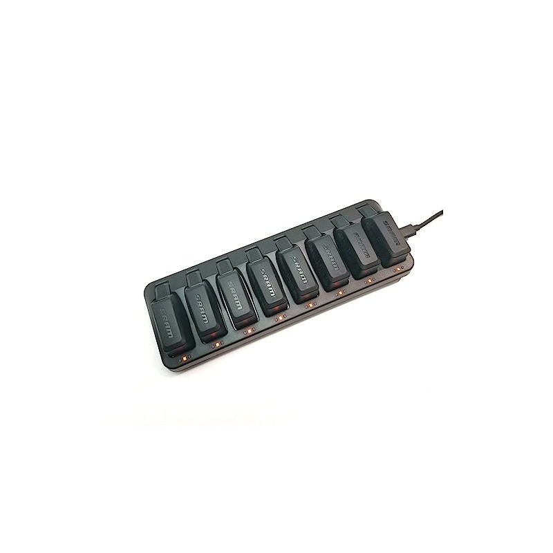 TAKWELL 8-Port Battery Charger for SRAM AXS/eTap System, Charge Fast