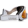 Uvex F 2 Ski Goggles One Size silver metallic shiny