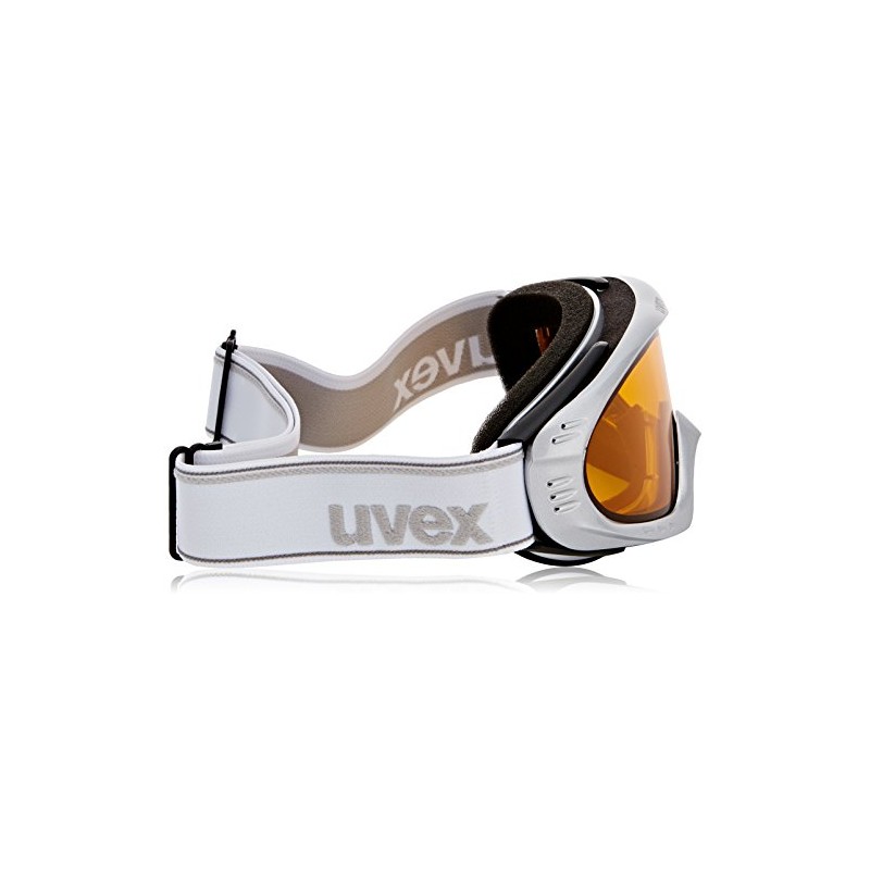 Uvex F 2 Ski Goggles One Size silver metallic shiny