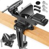 STEINBRÜCKE 3.3"Movable Home Vice Dual-Purpose Combined 360°Swivel Base Work For