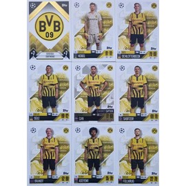 Match Attax 2024 2025 Borussia Dortmund Full Base Card Team Set