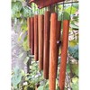 MAYMII Large 65cm (25") 12 Tubes Double Antique Nature Bamboo