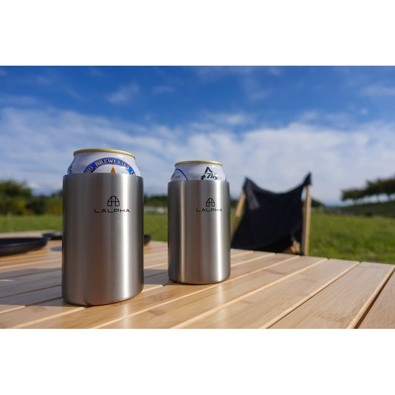LALPHA Vacuum Can Cooler, Cold Retention, For 11.8 fl oz