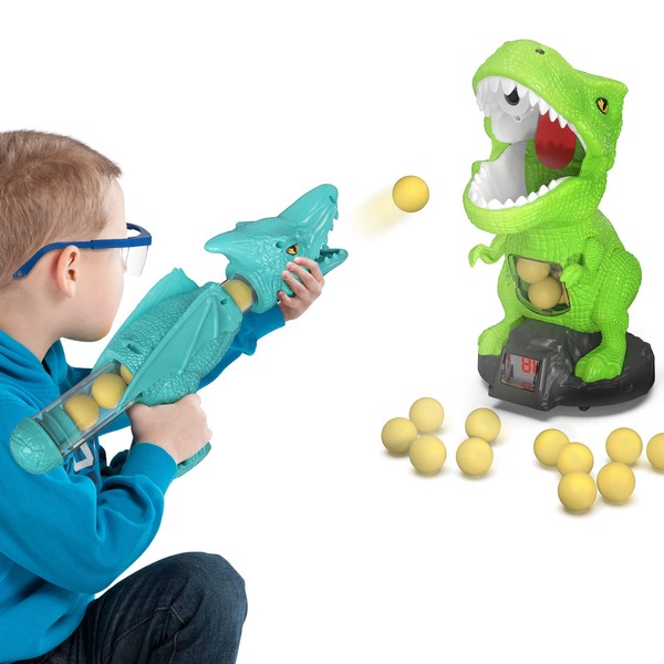 Babyhome Movable Dinosaur Shooting Toys for Kids 3 4 5