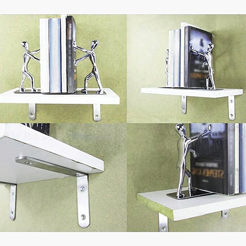 Deezio Heavy Duty Shelf Bracket Stainless Steel Solid Shelf Support
