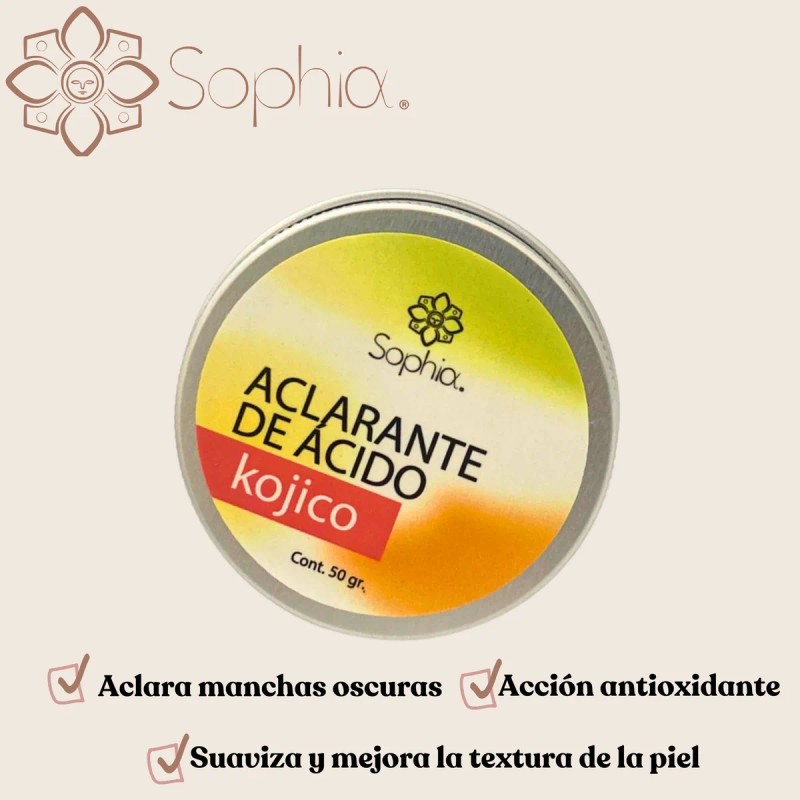 Crema Aclarante De Ácido Kojico Todo Tipo De Piel Noche