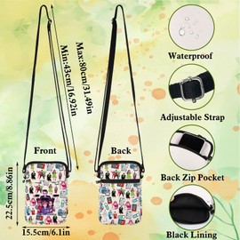 WZMPA Jeremy & Christine & Michael Crossbody Bag SQUIP & Chloe Fans Gift Brooke & Rich Theatre Sling Bag Jeremy&Michael Merch, Be More Cb, Fit