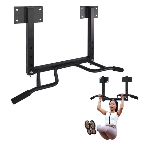 ptlsy Joist Mount Pull Up Bar Wall Mounted Pull Up