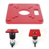 Trimming Flip Board Aluminum Alloy Router Table Plate Universal Woodworking