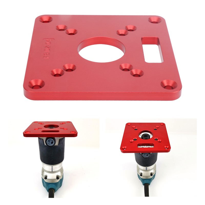 Trimming Flip Board Aluminum Alloy Router Table Plate Universal Woodworking