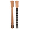 Wood Electric Guitar Neck 22Frets Rosewood Fingerboard with Trapezoidal Inlay