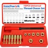 easchwork 15 Piece Metric Thread Chaser Set Master Thread Rethreading