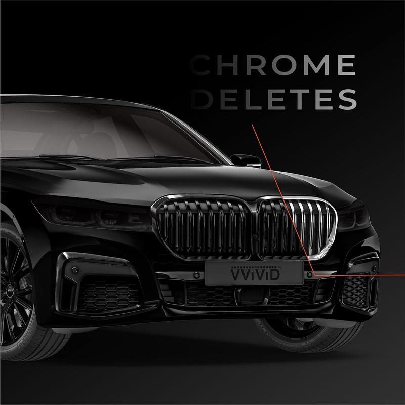 VViViD Gloss Silver Chrome Air-Release Vinyl Adhesive Tape Roll (3