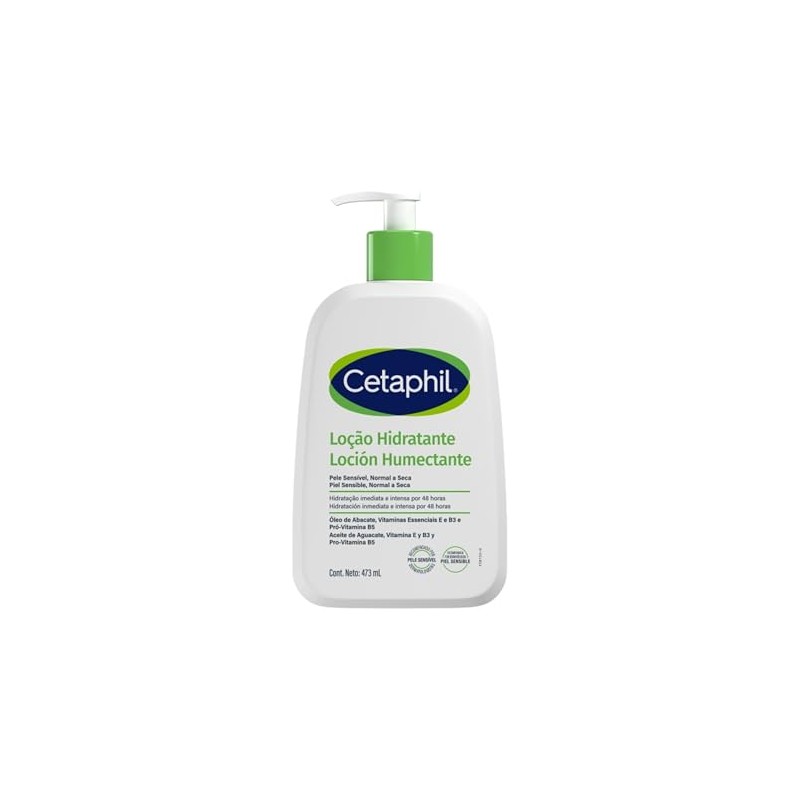 Cetaphil Loción Humectante Facial Corporal Textura Ligera Piel Mixta 473