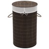 ZJMTOCYU Round Laundry Bin for Easy Storage, Lightweight and Portable,