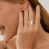 2-Pack 14K Gold Plated Stacking Rings for Oura Ring Gen