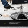 Raganet Silla Hidráulica Profesional Barbería Salón Belleza Base Metálica Redonda